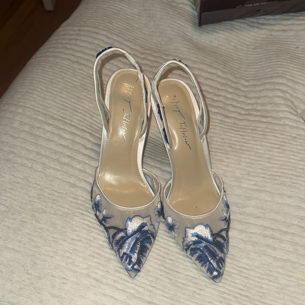 Betsy Johnson Slingback Heels